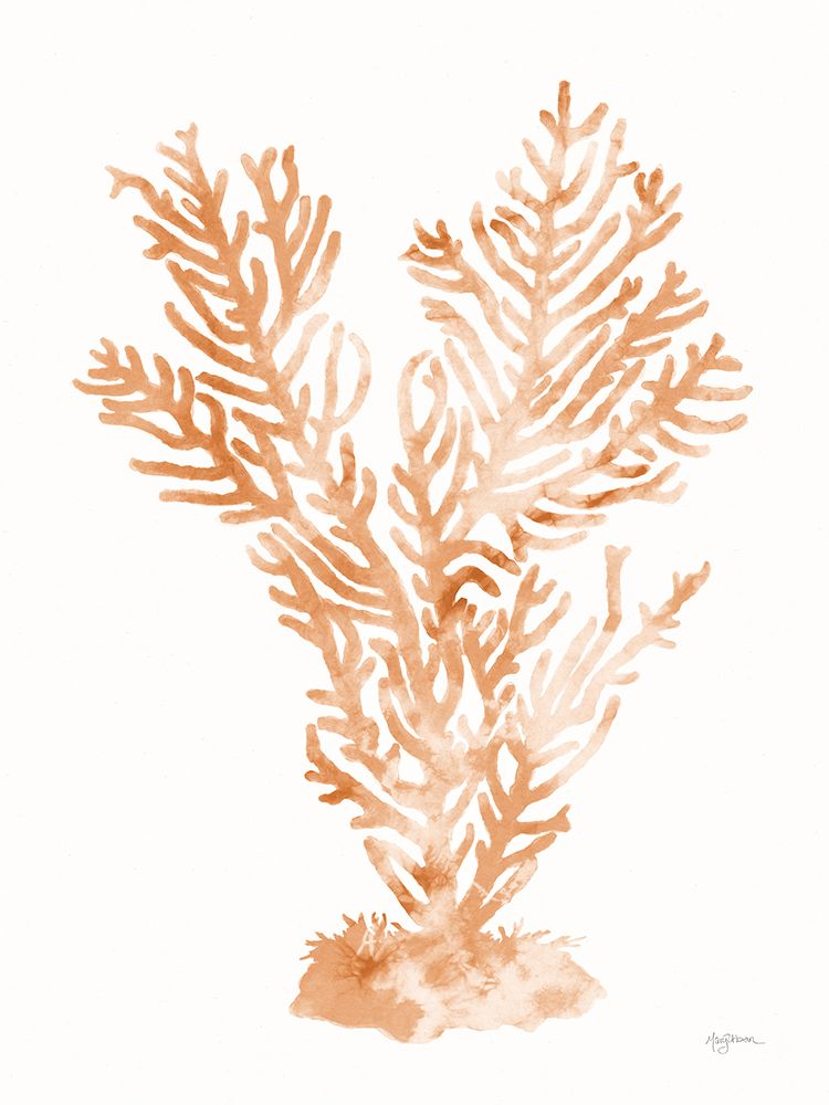 Shibori Coral I Peach art print by Mary Urban for $57.95 CAD