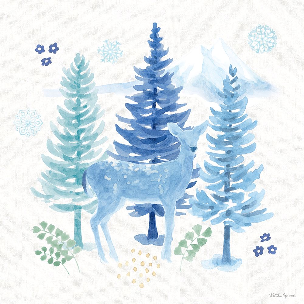 Winter Sparkle I art print by Beth Grove for $57.95 CAD