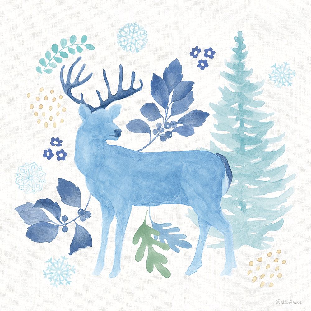 Winter Sparkle III art print by Beth Grove for $57.95 CAD