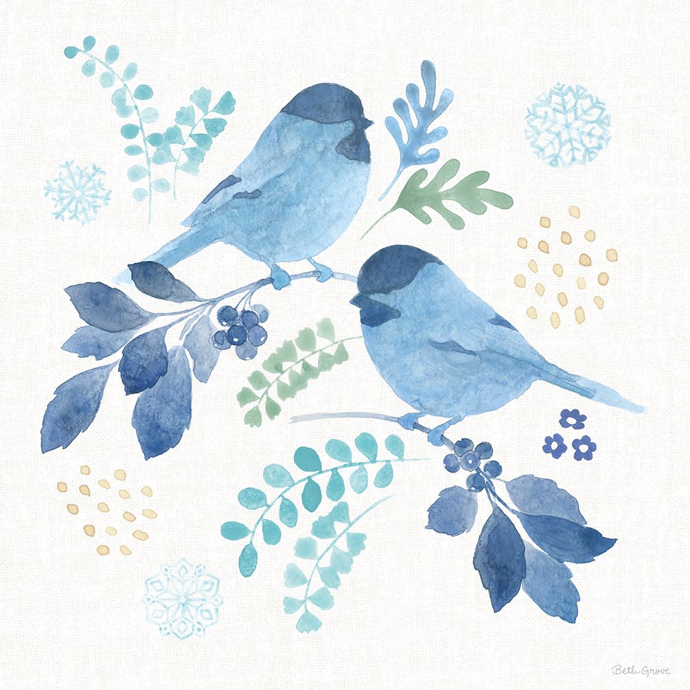 Winter Sparkle IV art print by Beth Grove for $57.95 CAD