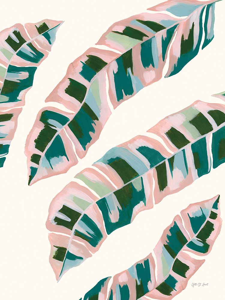 Tropical Banana Leaves art print by Yvette St. Amant for $57.95 CAD