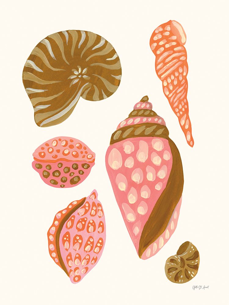 My Tropical Shell Collection I art print by Yvette St. Amant for $57.95 CAD