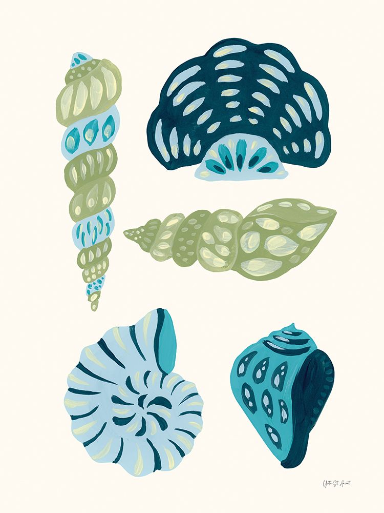 My Tropical Shell Collection II art print by Yvette St. Amant for $57.95 CAD