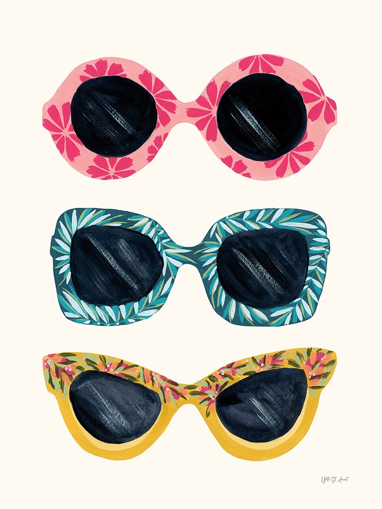 My Tropical Sunglasses art print by Yvette St. Amant for $57.95 CAD