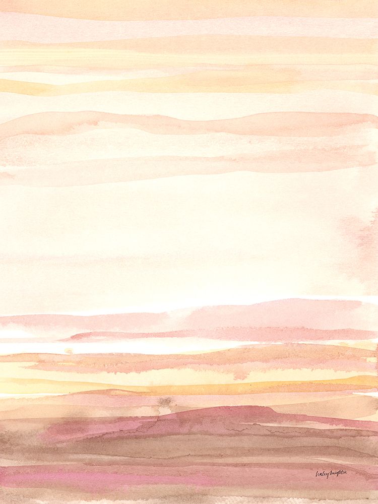 Pink Sunset II art print by Haley Knighten for $57.95 CAD