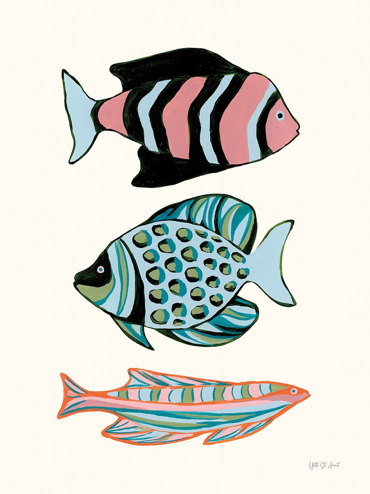 Tropical Fish II art print by Yvette St. Amant for $57.95 CAD