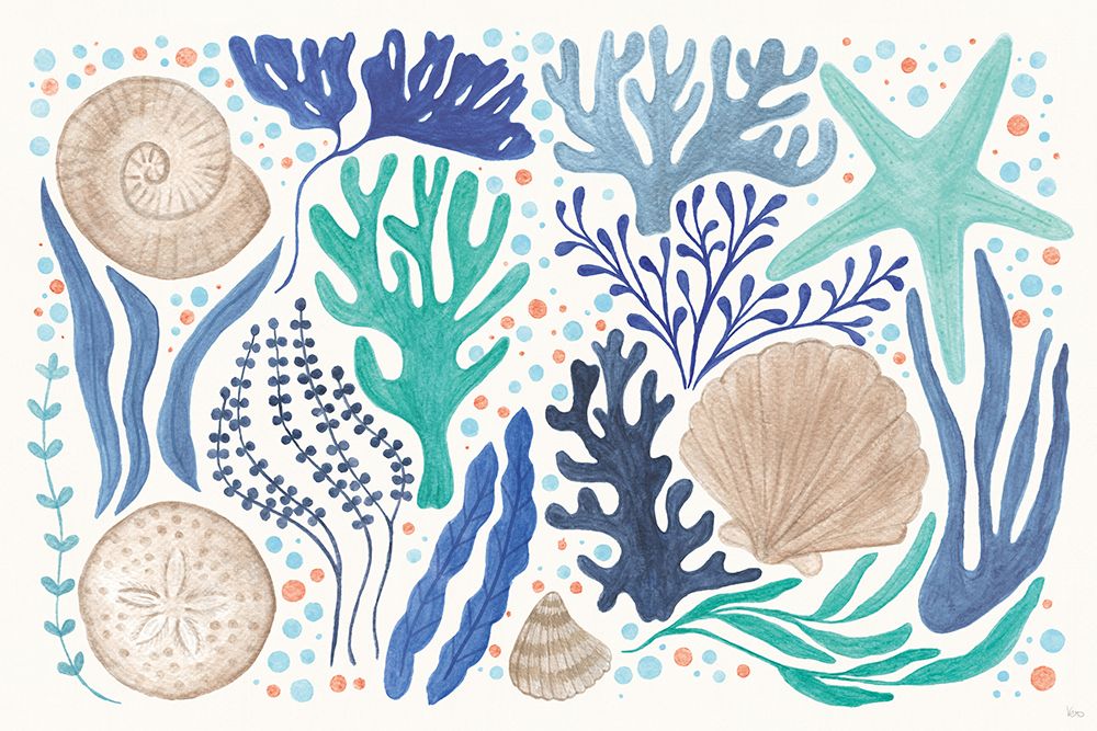 Coastal Currents I art print by Veronique Charron for $57.95 CAD
