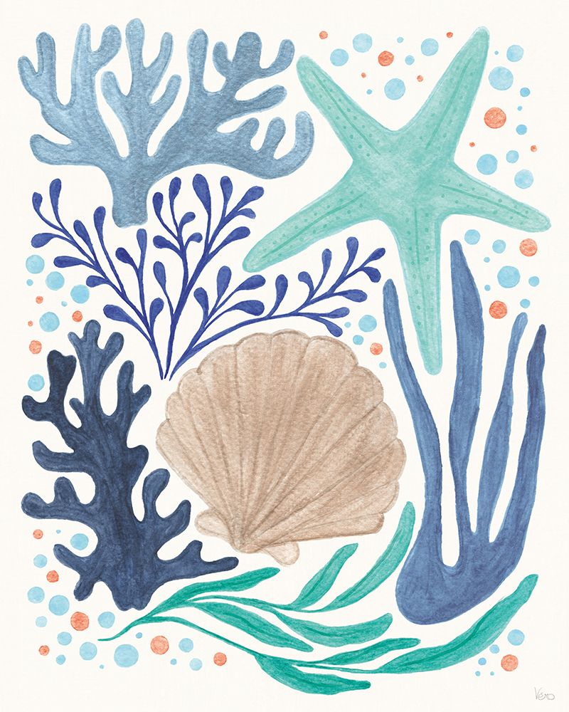 Coastal Currents II art print by Veronique Charron for $57.95 CAD