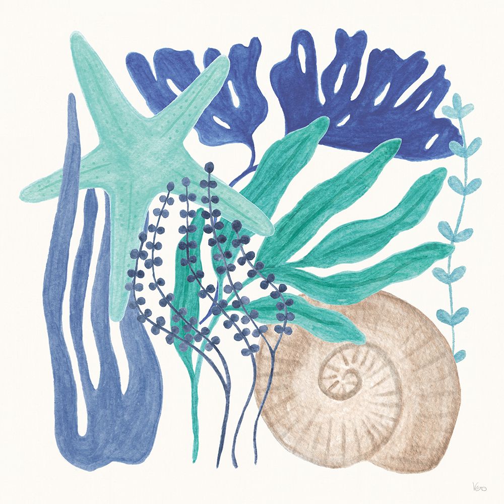 Coastal Currents VII art print by Veronique Charron for $57.95 CAD