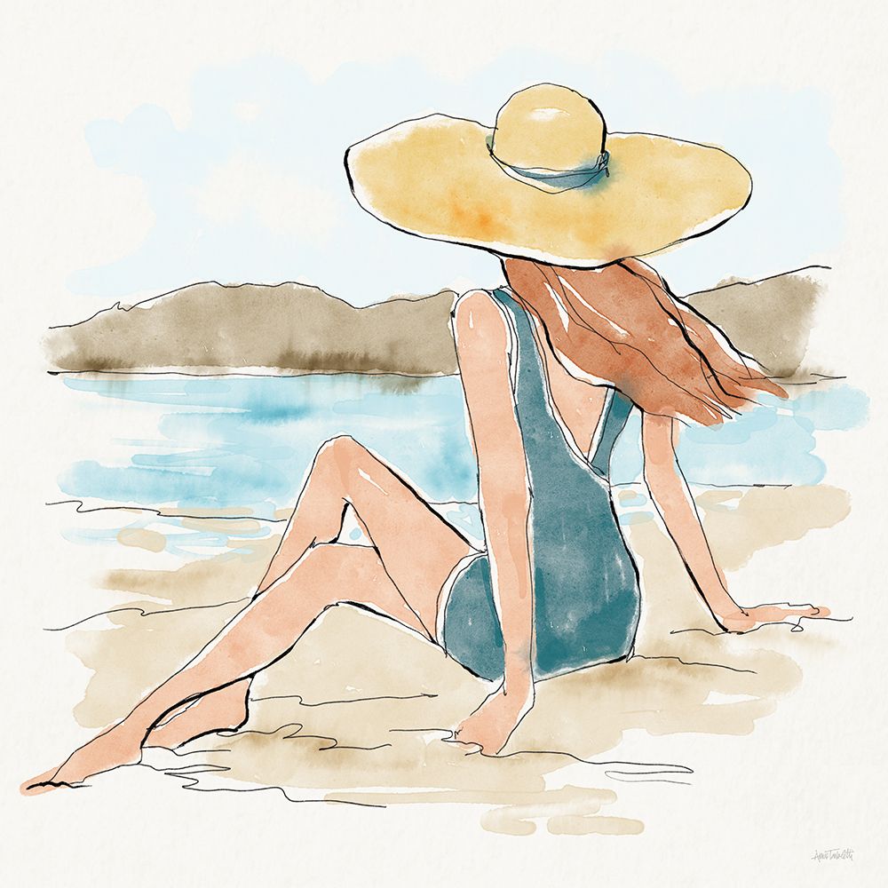 Bathing Beauties II art print by Anne Tavoletti for $57.95 CAD
