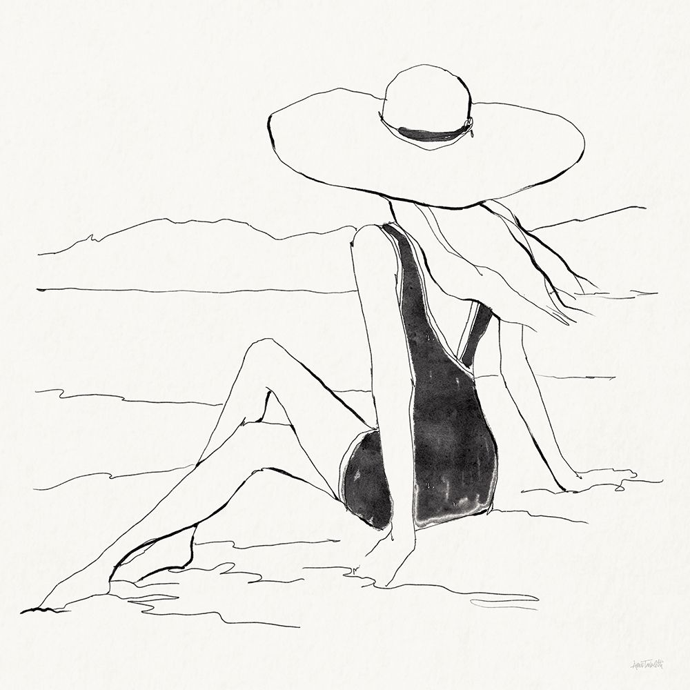 Bathing Beauties II Neutral art print by Anne Tavoletti for $57.95 CAD