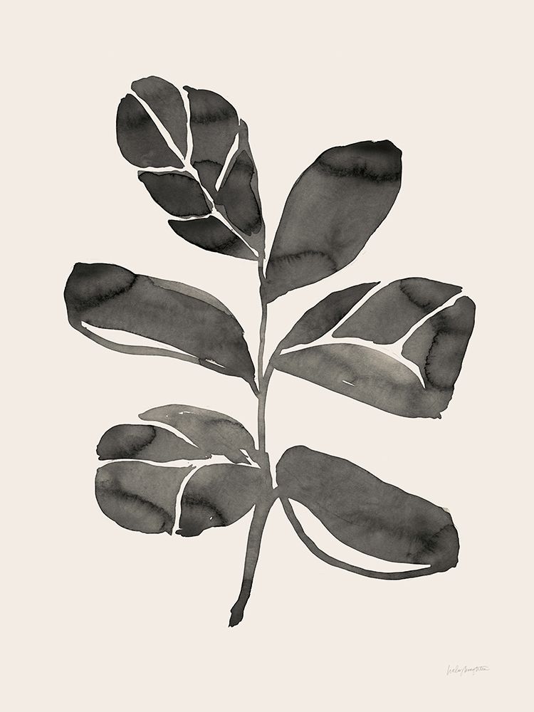 Fiddle Leaf IV Cream art print by Haley Knighten for $57.95 CAD