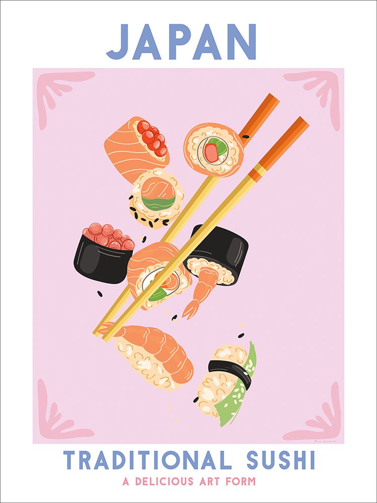Food and Travel II art print by Omar Escalante for $57.95 CAD