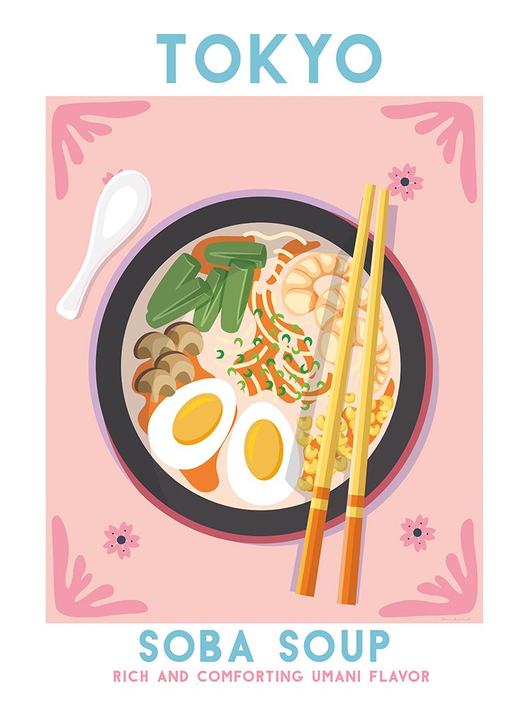 Food and Travel III art print by Omar Escalante for $57.95 CAD