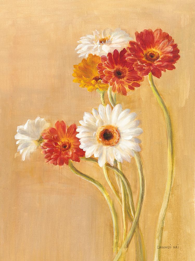 Dancing Gerberas art print by Danhui Nai for $57.95 CAD