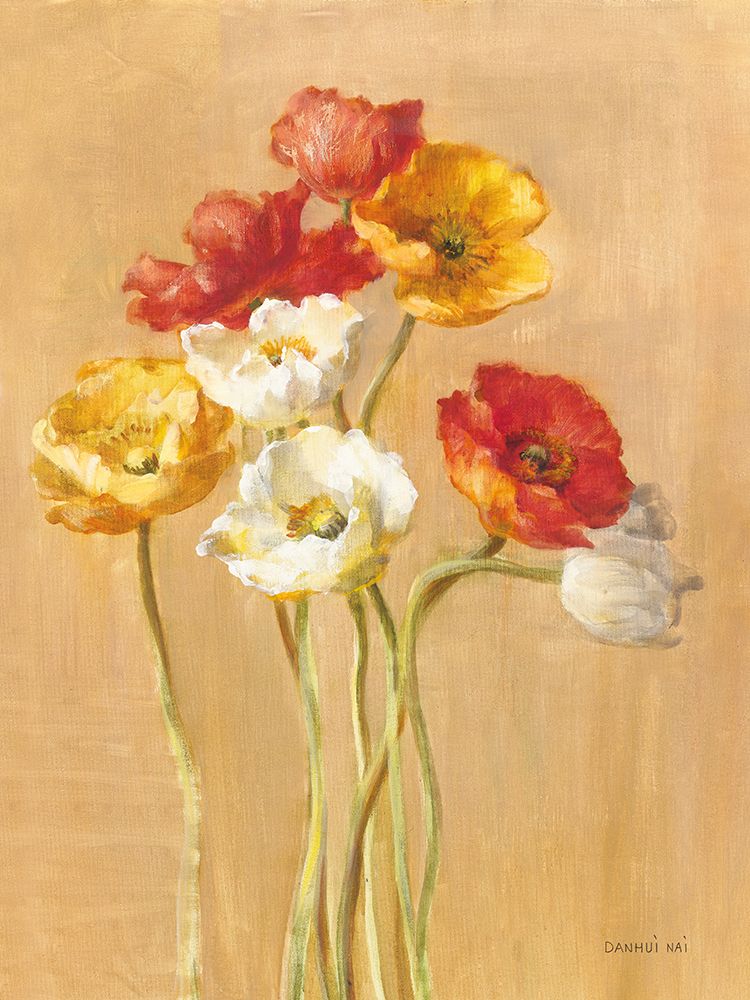 Dancing Poppies art print by Danhui Nai for $57.95 CAD