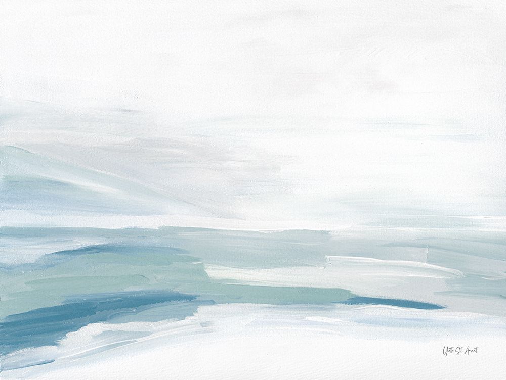 Dreamy Seascape Blue art print by Yvette St. Amant for $57.95 CAD