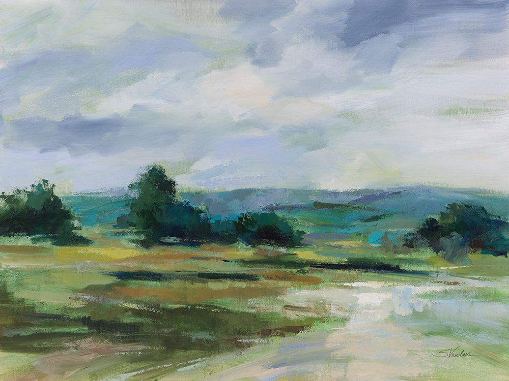 Blue Mountain art print by Silvia Vassileva for $57.95 CAD