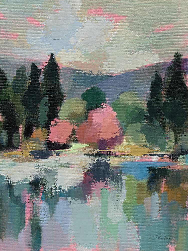 Blooming Trees I art print by Silvia Vassileva for $57.95 CAD
