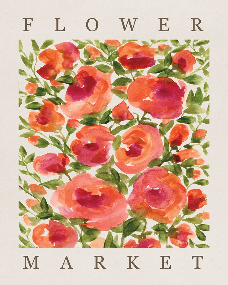 Coral Blooms Poster art print by Yvette St. Amant for $57.95 CAD