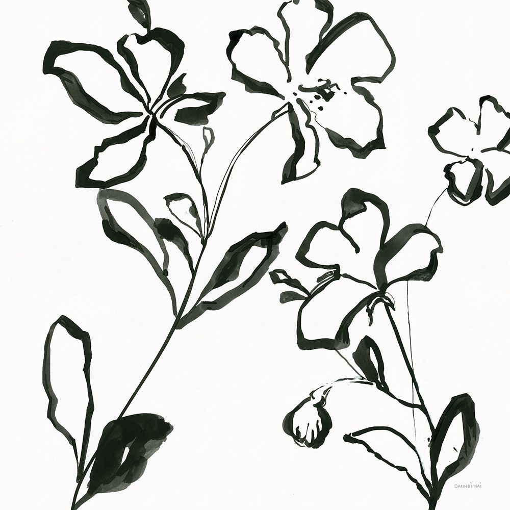 Floral Sketch I art print by Danhui Nai for $57.95 CAD