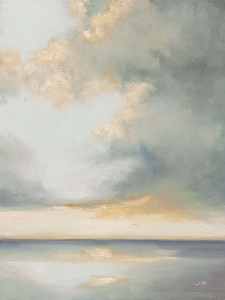 Shimmering Sea Gray art print by Julia Purinton for $57.95 CAD