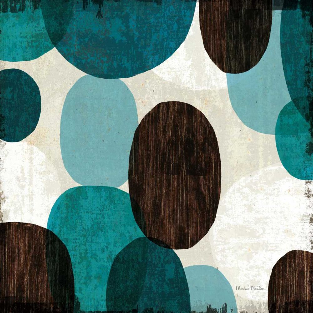Blue Drips II art print by Michael Mullan for $57.95 CAD
