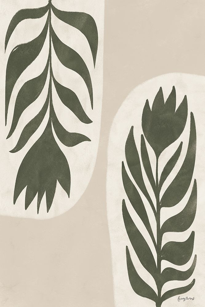Floral Simplicity II art print by Becky Thorns for $57.95 CAD