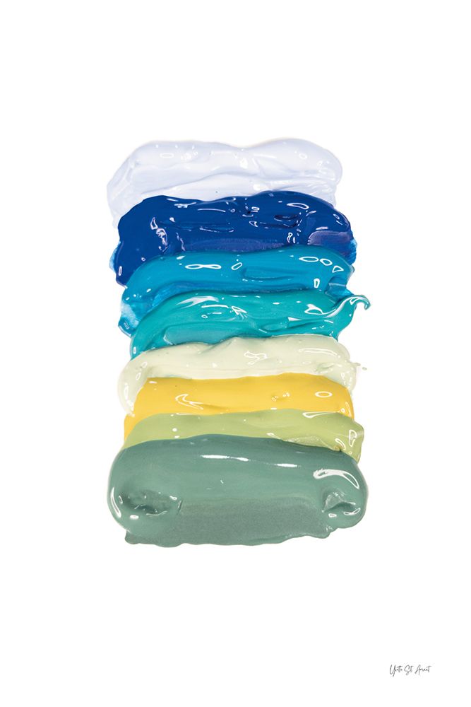 Cool Paint Palette art print by Yvette St. Amant for $57.95 CAD