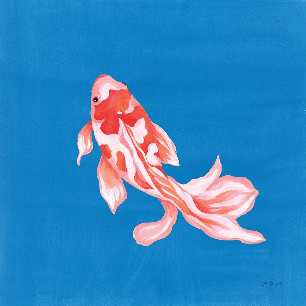 Colorful Koi II art print by Yvette St. Amant for $57.95 CAD