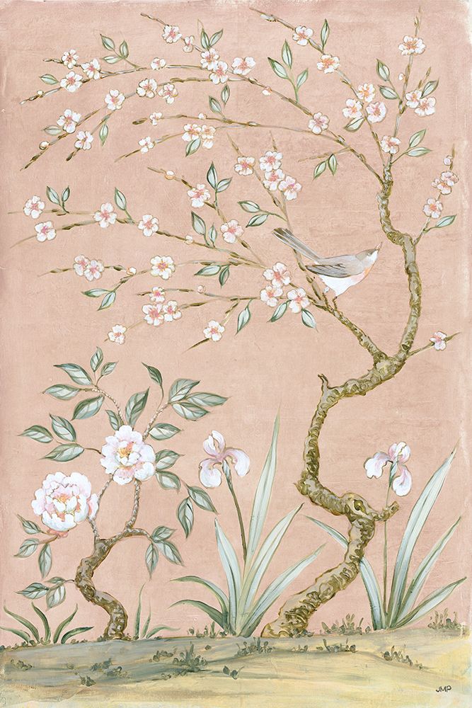 Spring Mural I Pink art print by Julia Purinton for $57.95 CAD