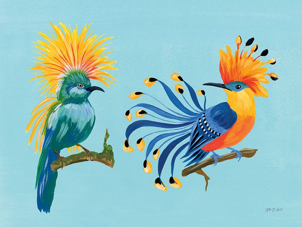 Birds of Paradise VI art print by Yvette St. Amant for $57.95 CAD