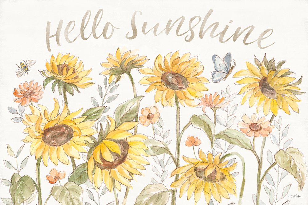 Sunny Blooms I art print by Silvia Vassileva for $57.95 CAD