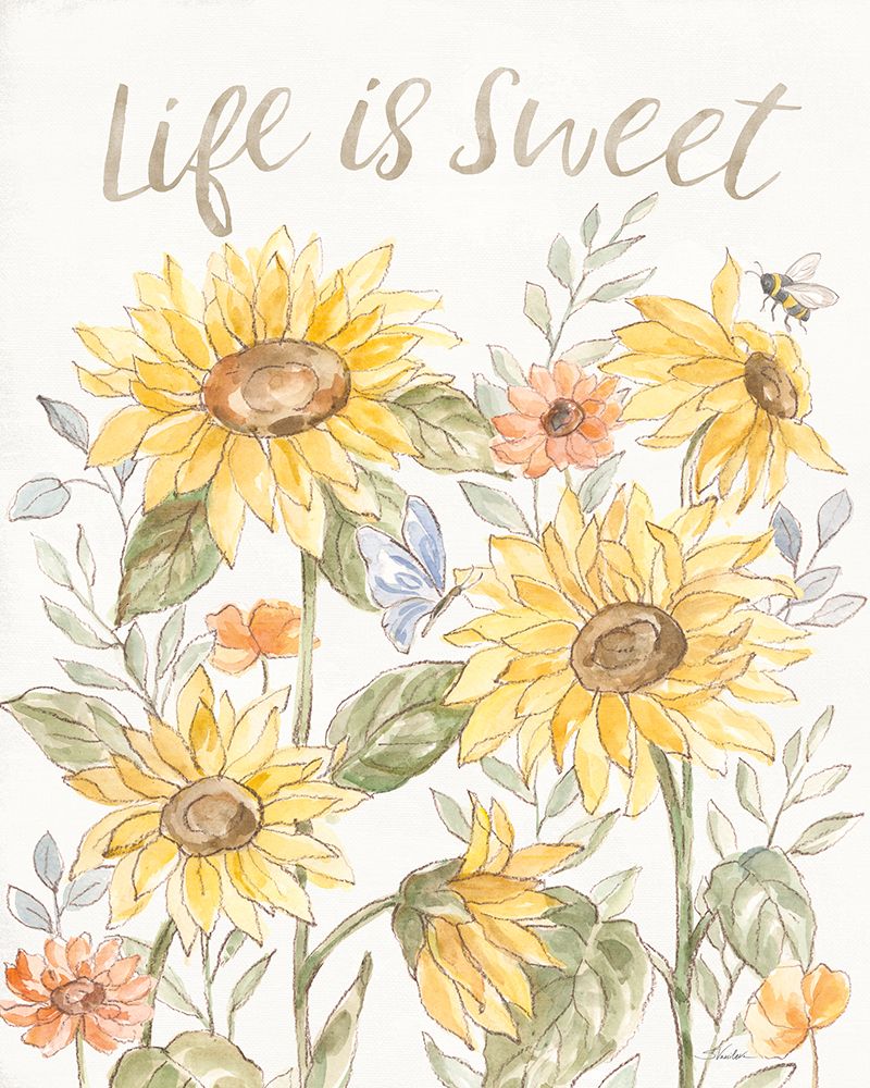 Sunny Blooms II art print by Silvia Vassileva for $57.95 CAD