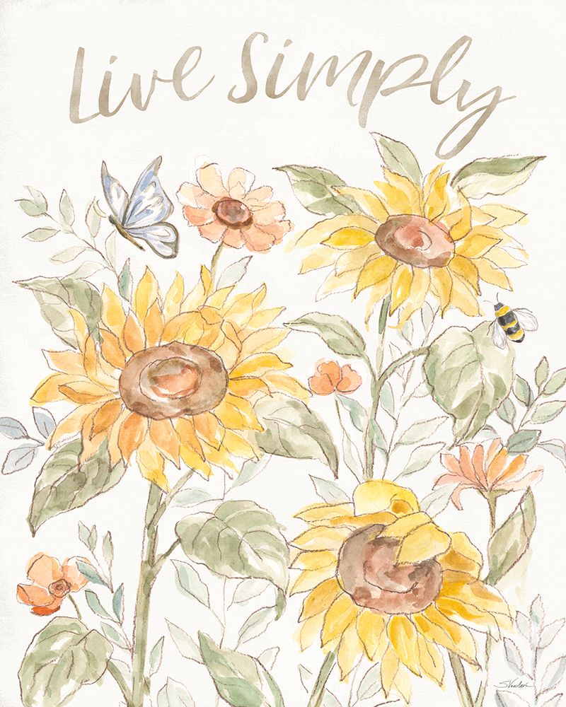 Sunny Blooms III art print by Silvia Vassileva for $57.95 CAD