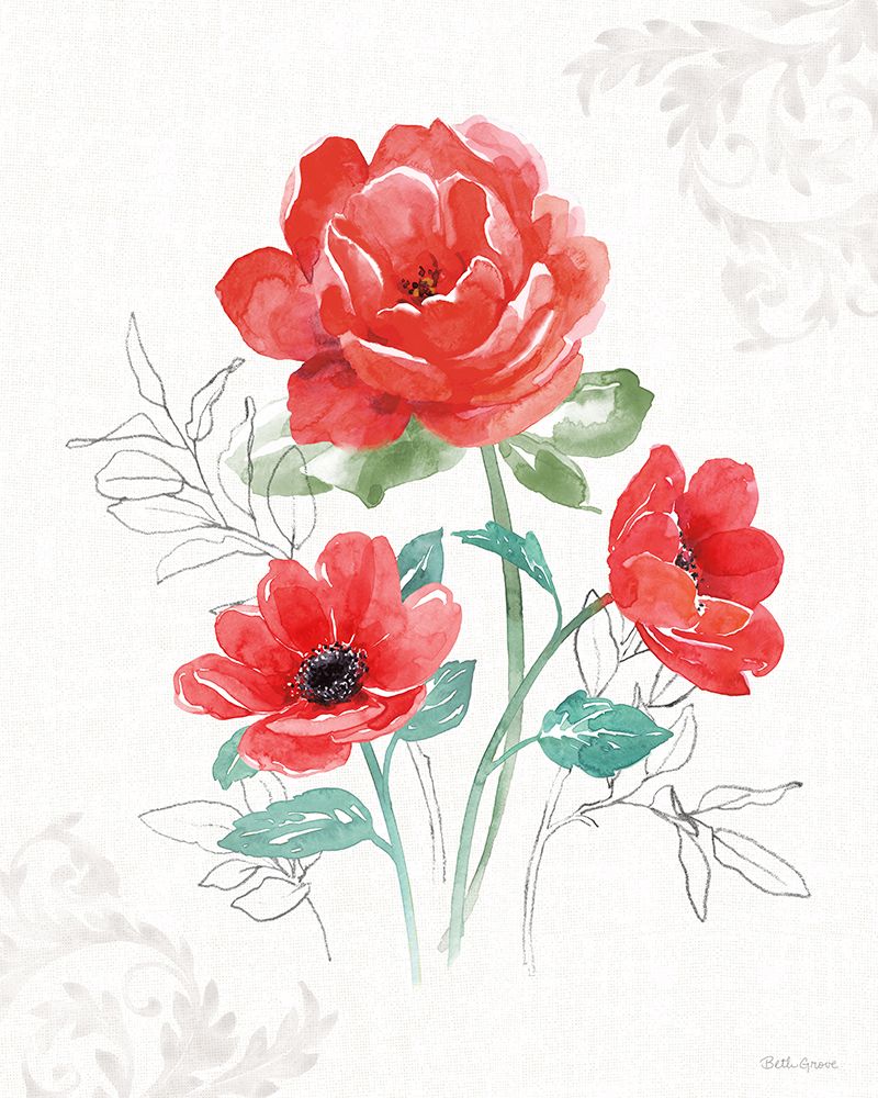 Sunny Bouquets II art print by Beth Grove for $57.95 CAD