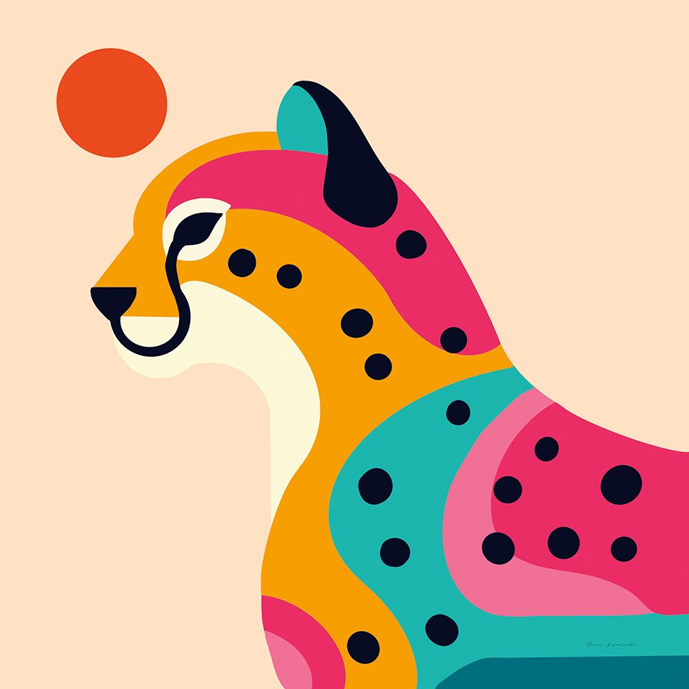 Safari Cat I art print by Omar Escalante for $57.95 CAD