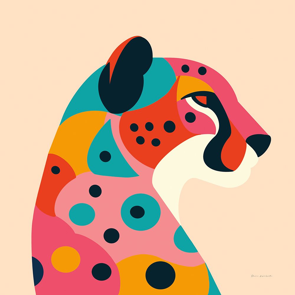 Safari Cat II art print by Omar Escalante for $57.95 CAD