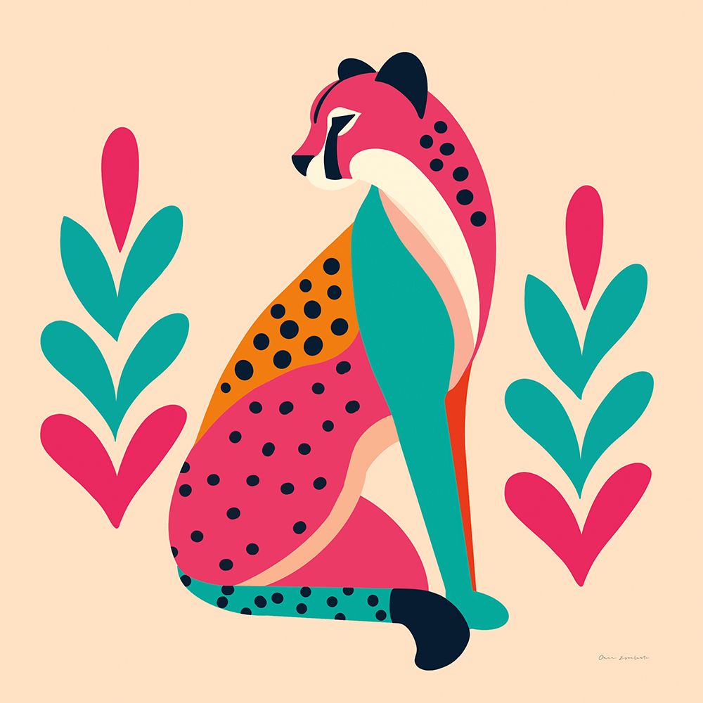 Safari Cat III art print by Omar Escalante for $57.95 CAD