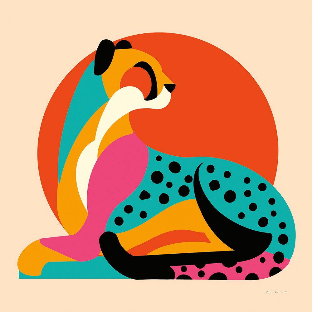 Safari Cat IV art print by Omar Escalante for $57.95 CAD
