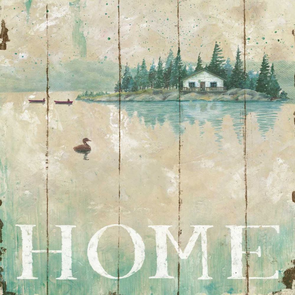 Waterside Lodge I art print by Daphne Brissonnet for $57.95 CAD