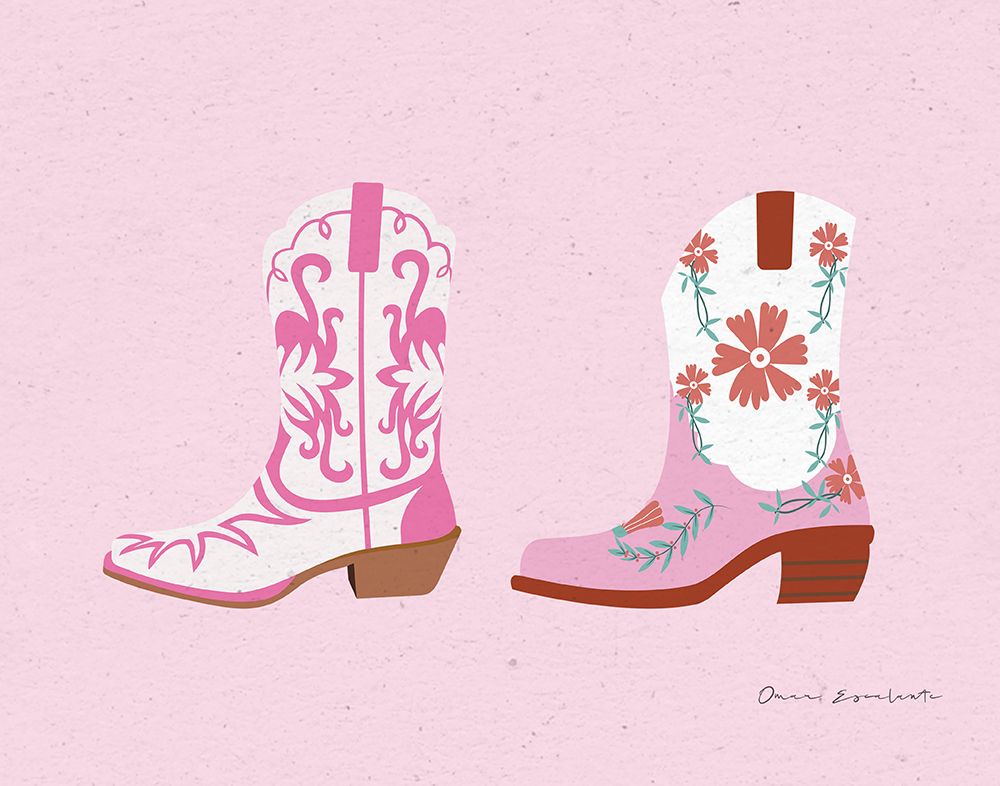 Cowgirly VI v2 no Red Boot art print by Omar Escalante for $57.95 CAD