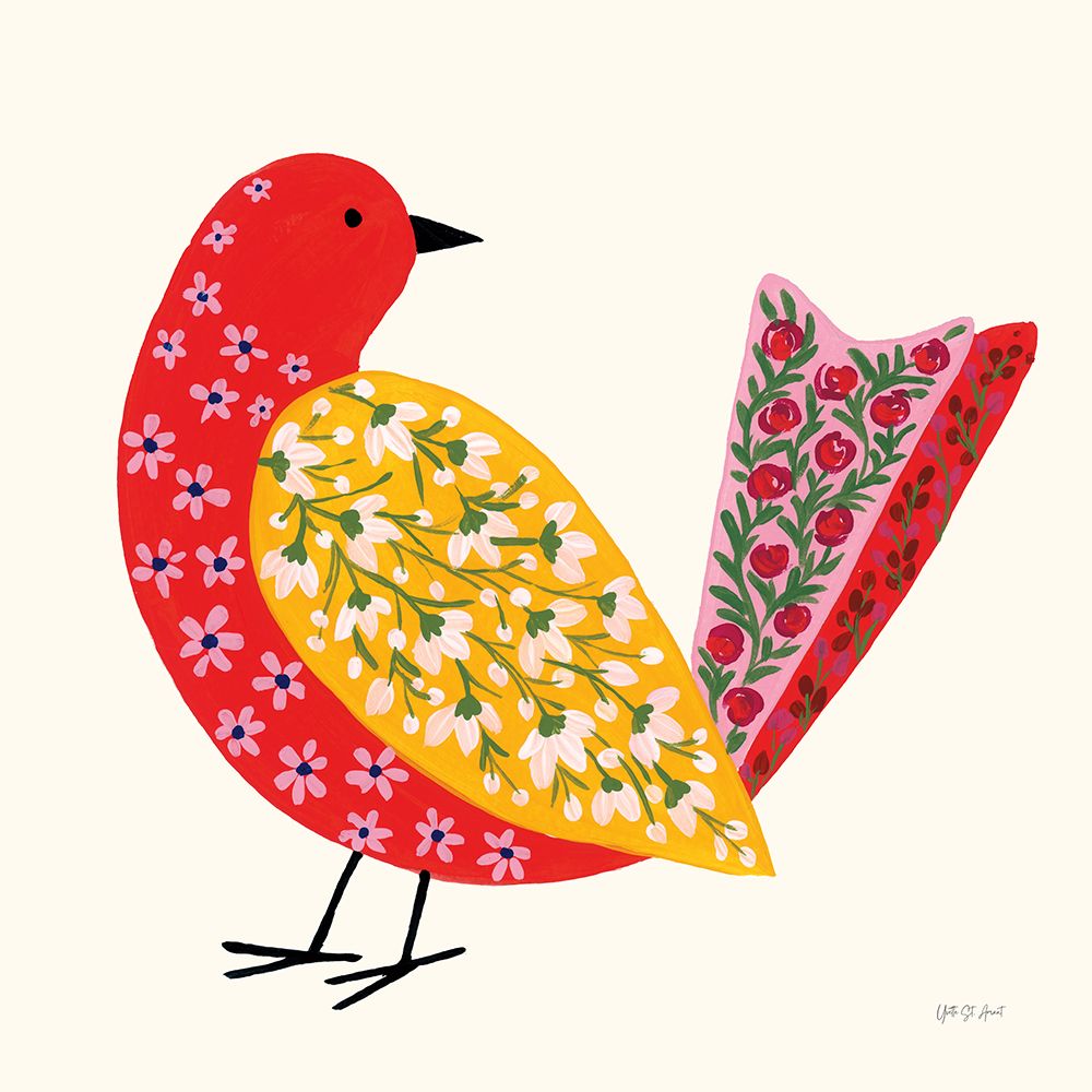 Blooming Bird I art print by Yvette St. Amant for $57.95 CAD