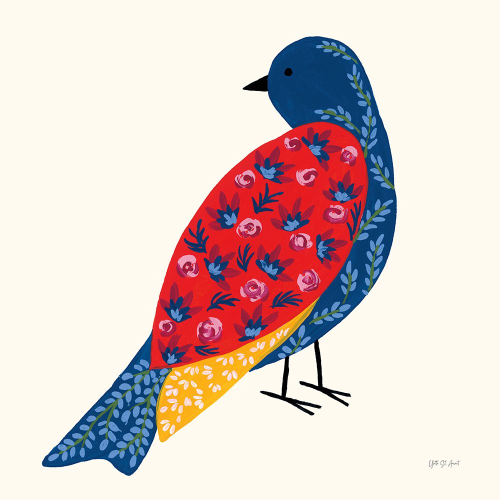 Blooming Bird IV art print by Yvette St. Amant for $57.95 CAD