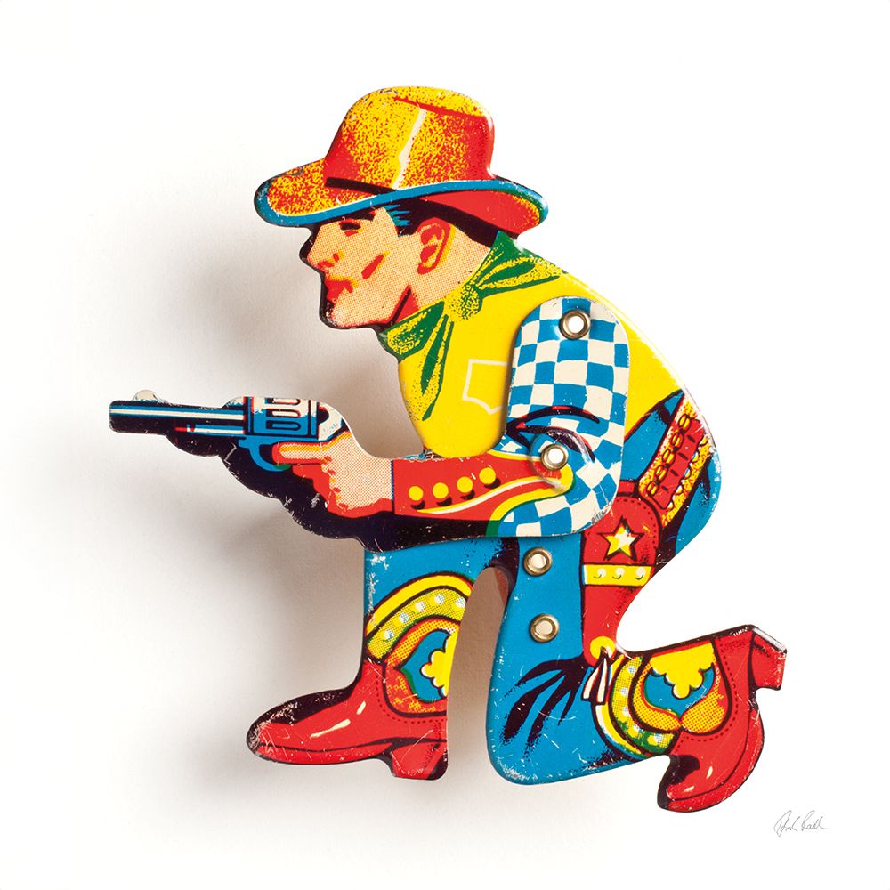 Vintage Cowboy II art print by Deborah Revell for $57.95 CAD