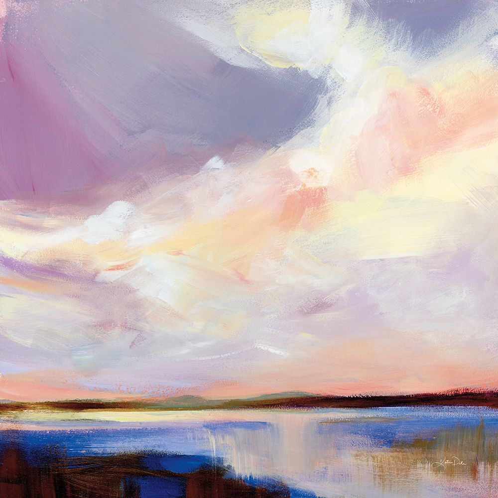 Sunset on Gull Lake art print by Katrina Pete for $57.95 CAD