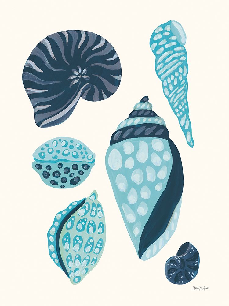 My Tropical Shell Collection I v2 art print by Yvette St. Amant for $57.95 CAD