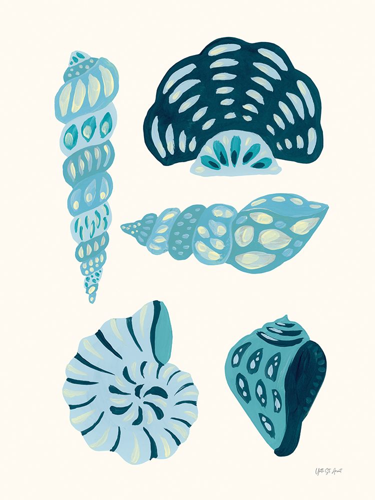 My Tropical Shell Collection II v2 art print by Yvette St. Amant for $57.95 CAD