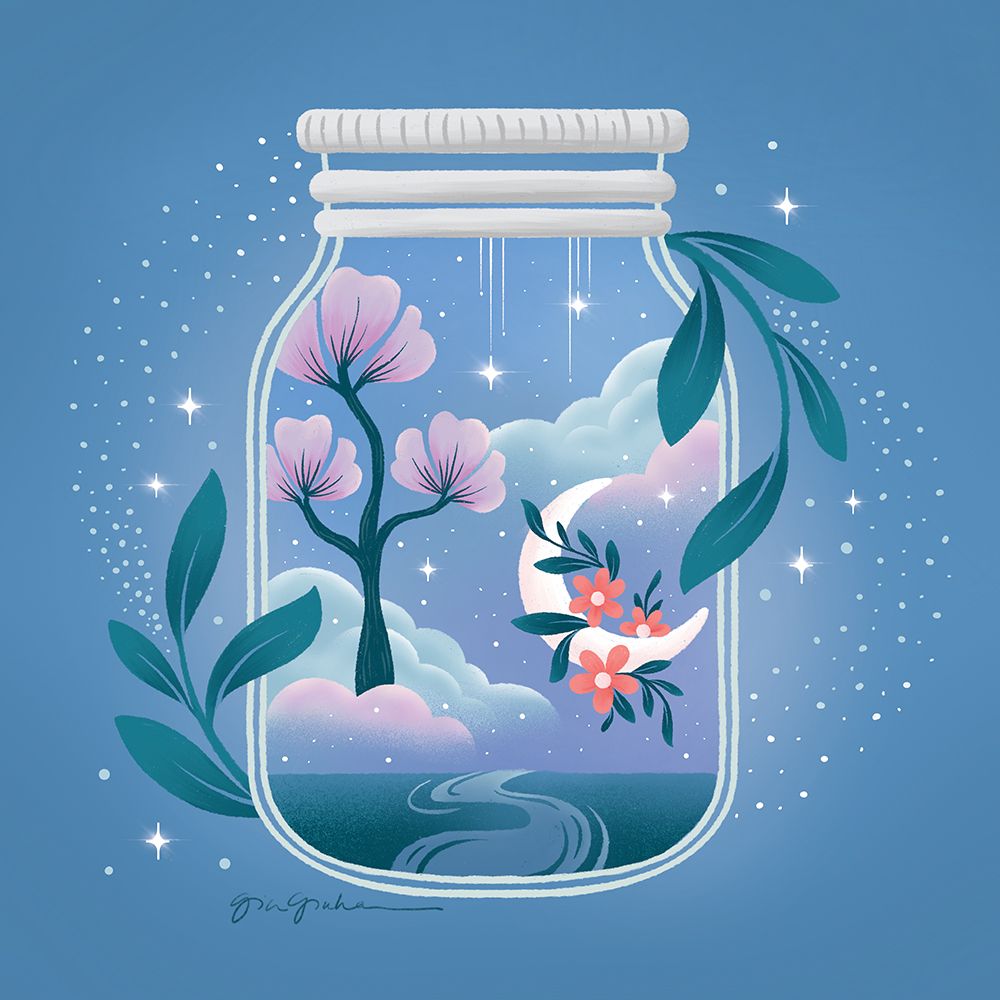 Celestial Dreams II art print by Gia Graham for $57.95 CAD