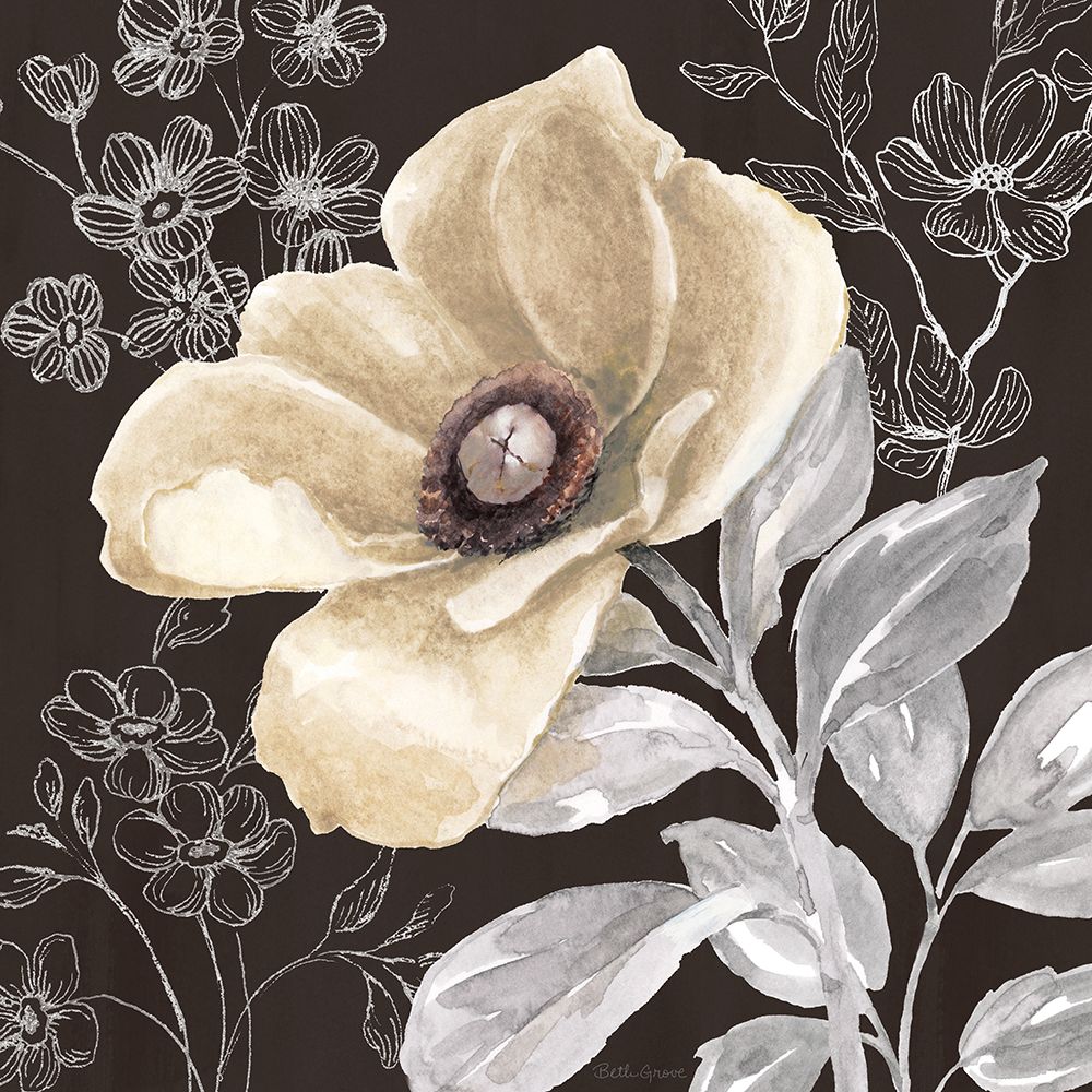 Flora Toile V art print by Beth Grove for $57.95 CAD